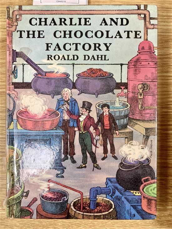 Dahl, Roald - Charlie and the Chocolate Factory, 1st English edition, 8vo, original pictorial glazed board, illustrated by Faith Jacque